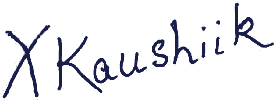 Xitij Kaushik signature